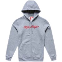 Hættetrøje Signature Zip Up Grå Rød TROY LEE DESIGNS