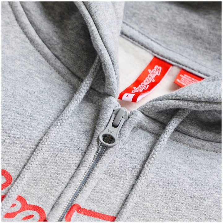 Hættetrøje Signature Zip Up Grå Rød TROY LEE DESIGNS M – billede 6