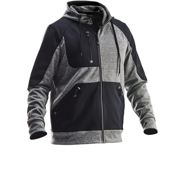 Hættetrøje Spun Dye 5303 Technical Sortmeleret/Sort Jobman XXXL – billede 2