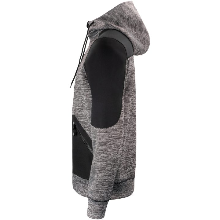 Hættetrøje Spun Dye 5303 Technical Sortmeleret/Sort Jobman XXXL – billede 3