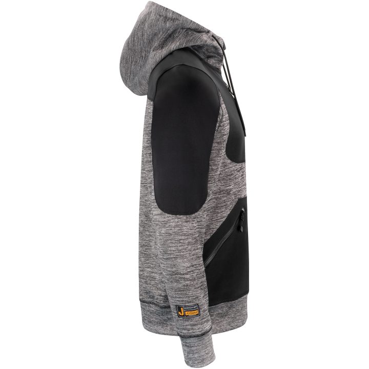 Hættetrøje Spun Dye 5303 Technical Sortmeleret/Sort Jobman XXXL – billede 5