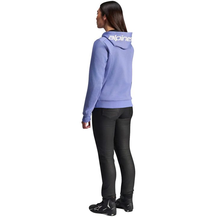 Hættetrøje Stella Chrome v2 Sport Violet ALPINESTARS Small – billede 4
