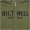 Hættetrøje Stencil Zip Olive BILTWELL – miniature 4