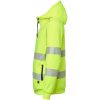 Hættetrøje Sweat Zip Fluorescerende Gul Top Swede XS – miniature 4