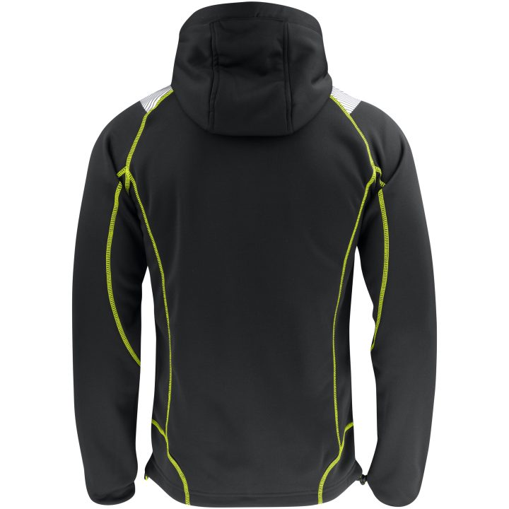 Hættetrøje Vision 5150 Advanced Sort/Gul Jobman XXXL – billede 4