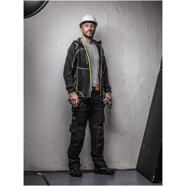 Hættetrøje Vision 5150 Advanced Sort/Gul Jobman XXXL – billede 10