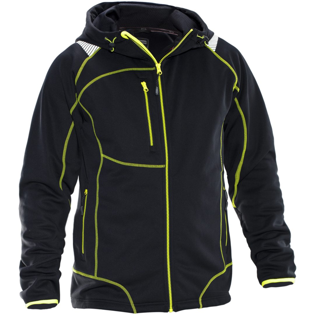 Hættetrøje Vision 5150 Advanced Sort/Gul Jobman XXXL