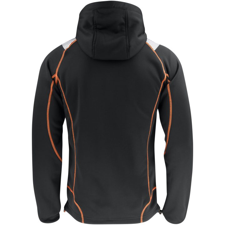 Hættetrøje Vision 5150 Advanced Sort/Orange Jobman XXXL – billede 4