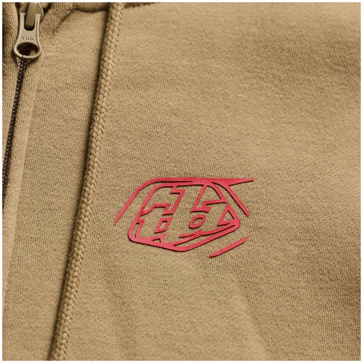Hættetrøje Zip Up Badge Brun TROY LEE DESIGNS M – billede 3