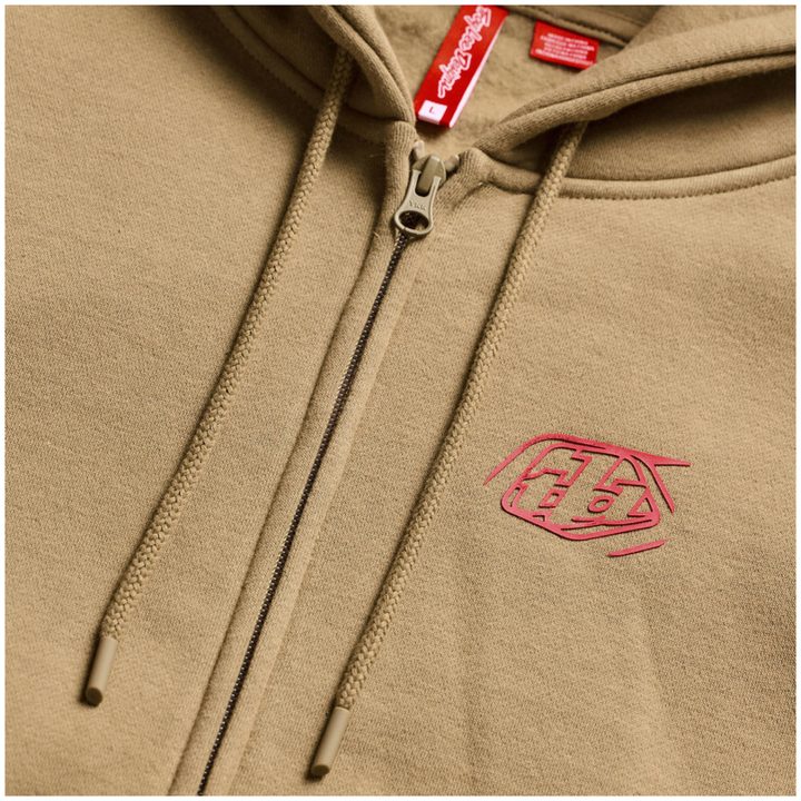 Hættetrøje Zip Up Badge Brun TROY LEE DESIGNS M – billede 8