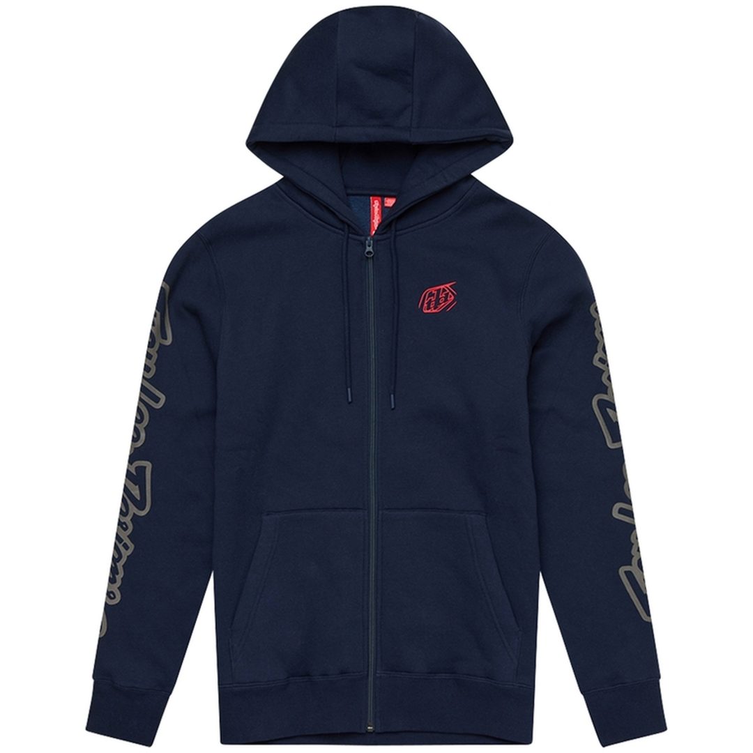 Hættetrøje Zip Up Marineblå TROY LEE DESIGNS Small