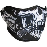 HALF MASK NEOPRN SKULL