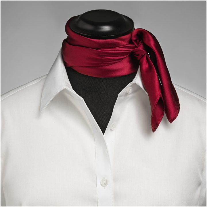 Halsduk Solid Vinröd J.Harvest & Frost No size – billede 2