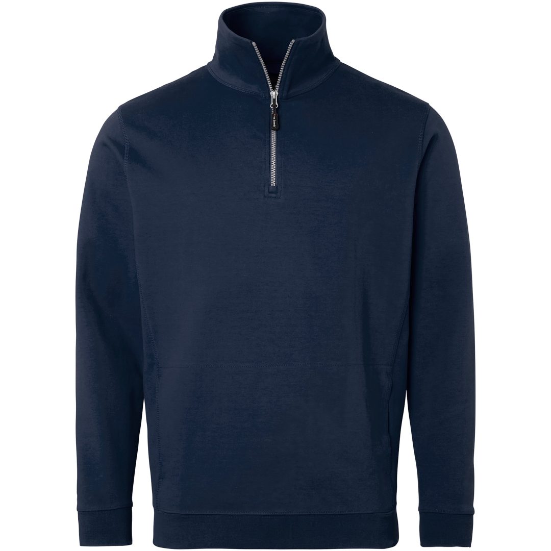 Halv-zip Sweat Marineblå Top Swede XS