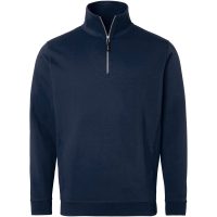 Halv-zip Sweat Marineblå Top Swede