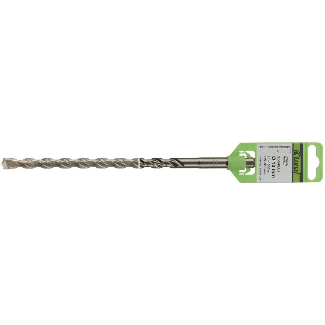Hammerbor ekstra lange med SDS Plus skaft Luna BOR SDS PLUS HM 10X1000 MM