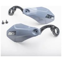Håndbeskyttelsessæt med aluminiumsstøtte Sort/grå AVS RACING