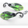 Håndbeskyttelsessæt med aluminiumsstøtte Sort/grøn AVS RACING Håndbeskyttere – miniature 1