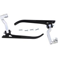 Håndbeskytterbeslag Contour Sort Poleret Aluminium MOOSE OFFROAD HARD-PARTS