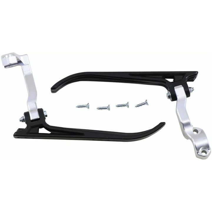Håndbeskytterbeslag Contour Sort Poleret Aluminium MOOSE RACING – billede 2