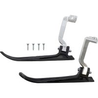 Håndbeskytterbeslag Contour Sort Poleret Aluminium MOOSE RACING