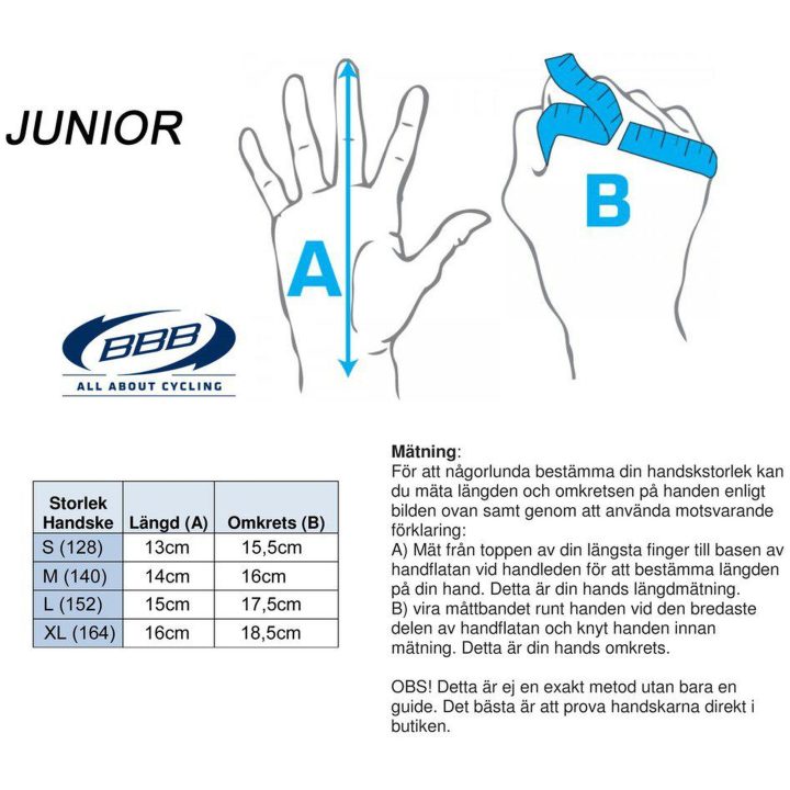 Handsker Børn Sort BBB – billede 2