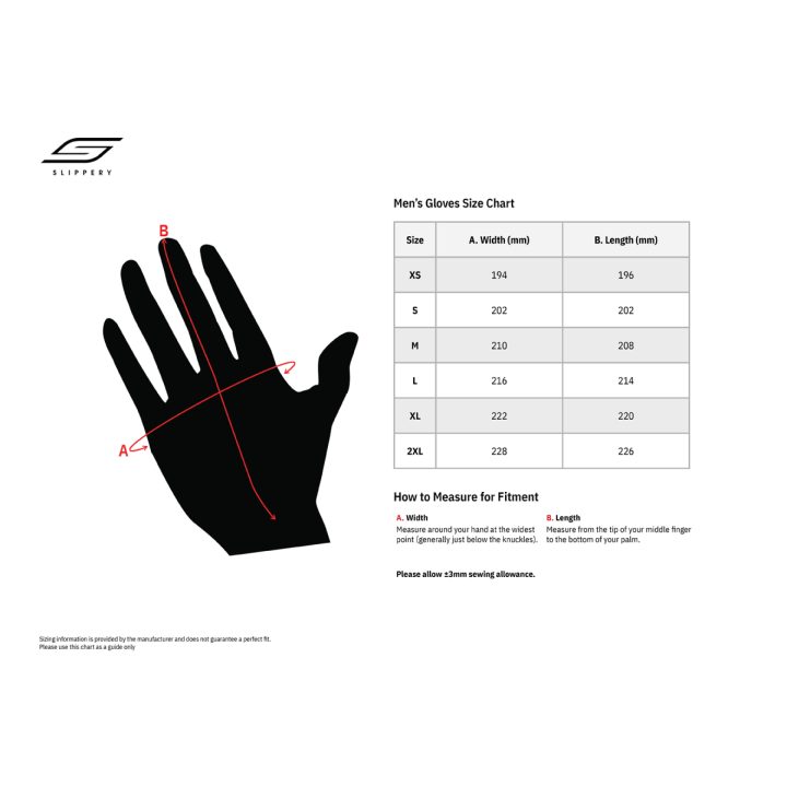 Handsker Flex Lite Sort SLIPPERY – billede 2