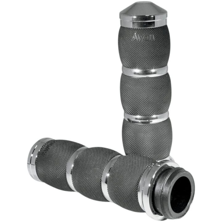 Håndtag 3-ring Air Cushioned Sort/krom AVON GRIPS Handtag