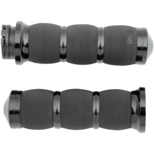 Håndtag Air Cushion Sort Anodiseret AVON GRIPS