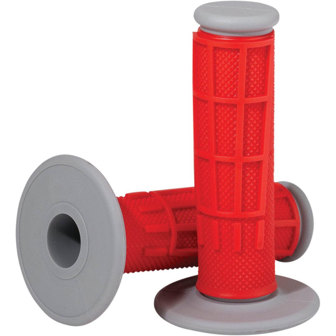 Håndtag Comp Diamond Half Waffle Rød MOOSE RACING Handtag – billede 2