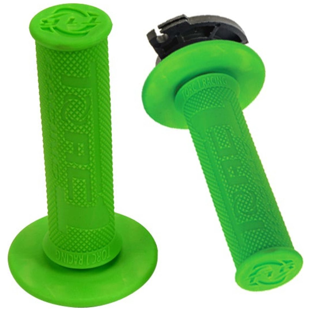 Håndtag Defy MX Lock-On Diamond Grøn Torc1