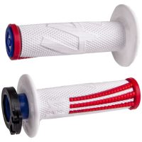 Håndtag Emig Pro V2 Lock-On Hvid Rød ODI