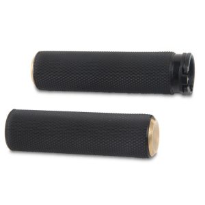 Håndtag Fusion Knurled Sort/messing ARLEN NESS
