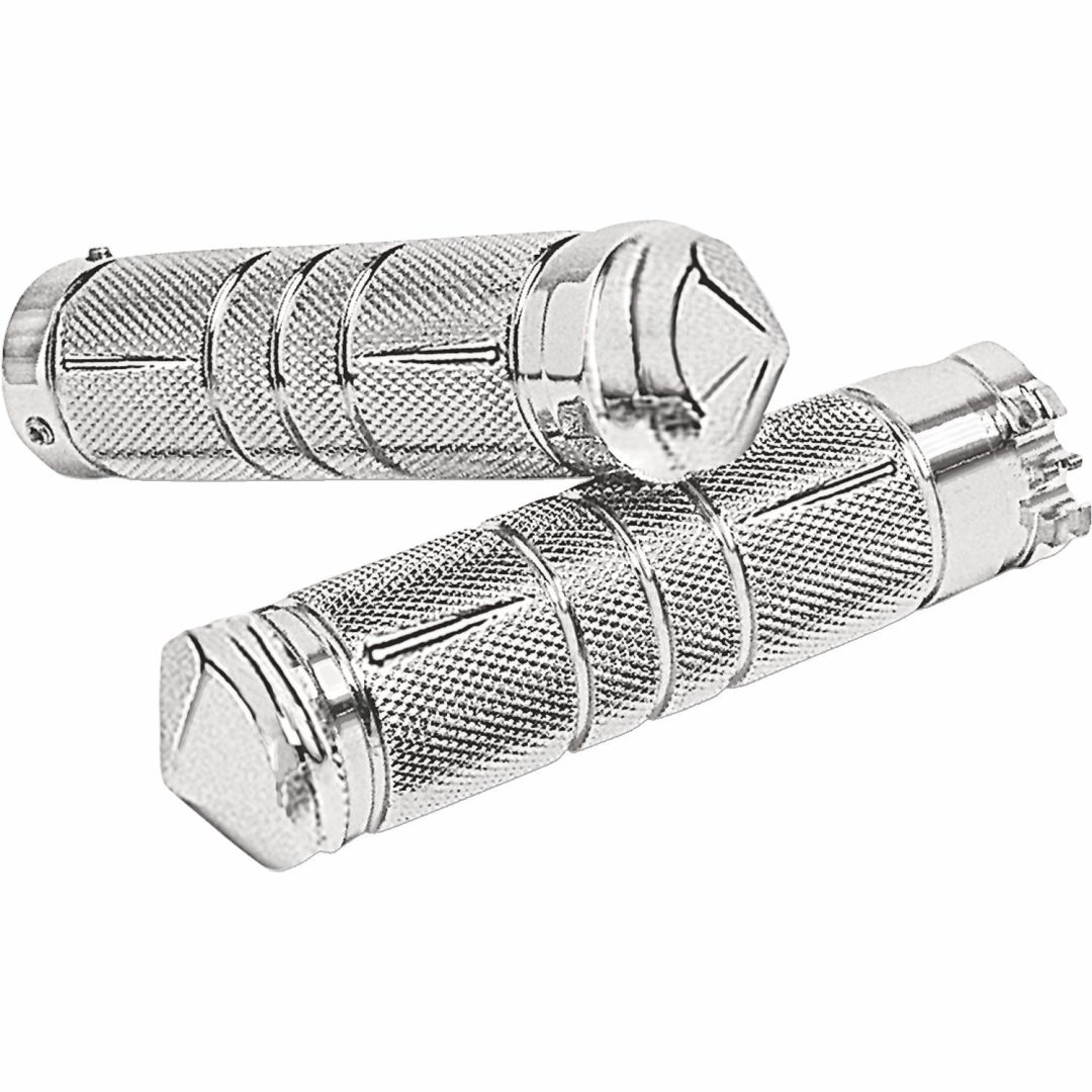 Håndtag Knurled Diamond Custom Krom/sølv ACCUTRONIX Handtag