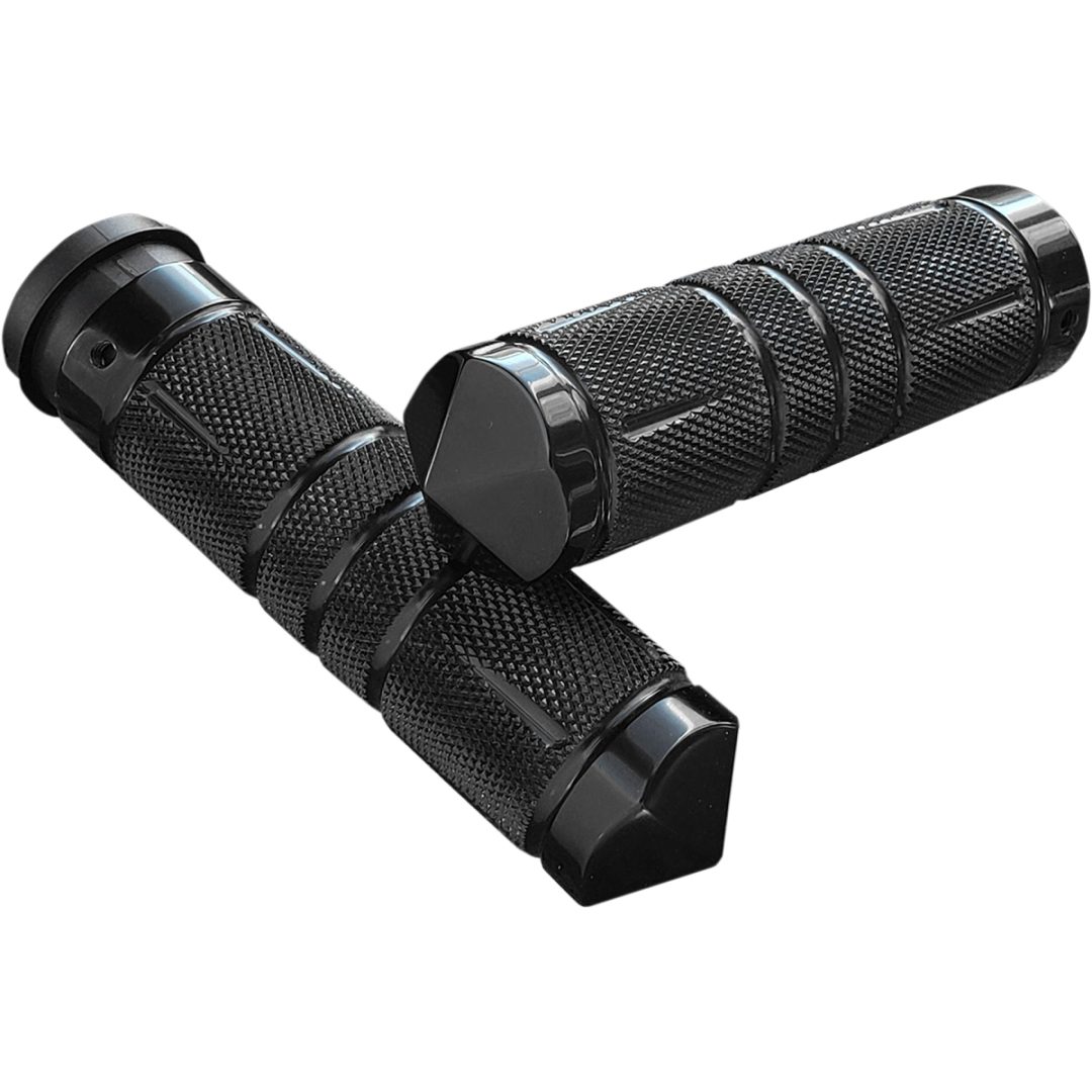 Håndtag Knurled Diamond Sort ACCUTRONIX Handtag
