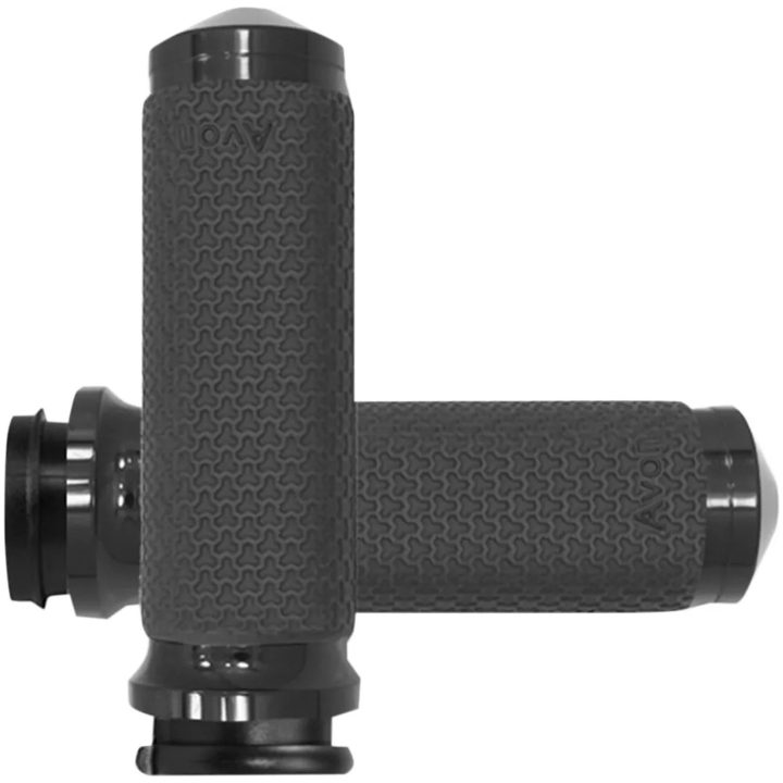 Håndtag Memory Foam 38mm TBW Harley-Davidsons AVON GRIPS Rund/Sort