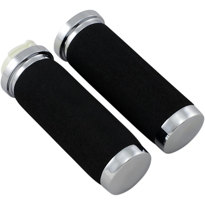 Håndtag Twist Throttle Sort/krom DRAG SPECIALTIES Handtag – billede 2