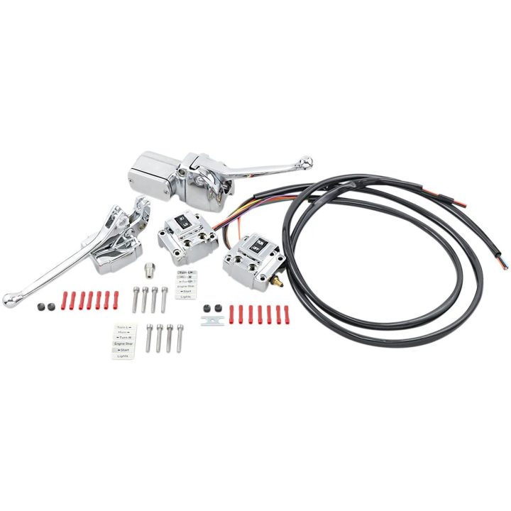 Håndtagskit Aluminium Krom DRAG SPECIALTIES – billede 2