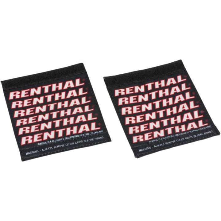 Håndtagsovertræk Clean Grips Sort/rød/hvid RENTHAL