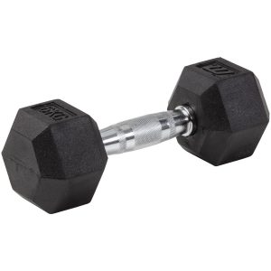 Håndvægt gummi/krom Master Fitness