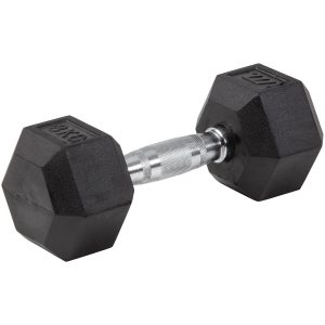 Håndvægt gummi/krom Master Fitness