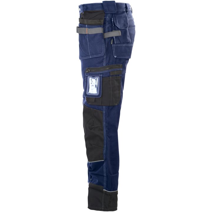 Håndværkerbukser Core 2181 Advanced Marine/Sort Jobman C148 – billede 2