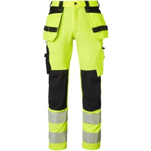 Håndværkerbukser Fluorescerende Gul/Sort Top Swede