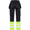 Håndværkerbukser Hi-Vis 2277 Practical Sort/Gul Jobman C44 – miniature 3