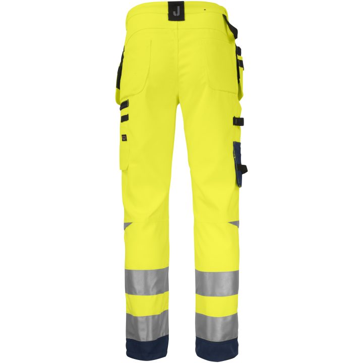 Håndværkerbukser Star Hi-Vis 2222 Technical Gul/Navy Jobman C148 – billede 2
