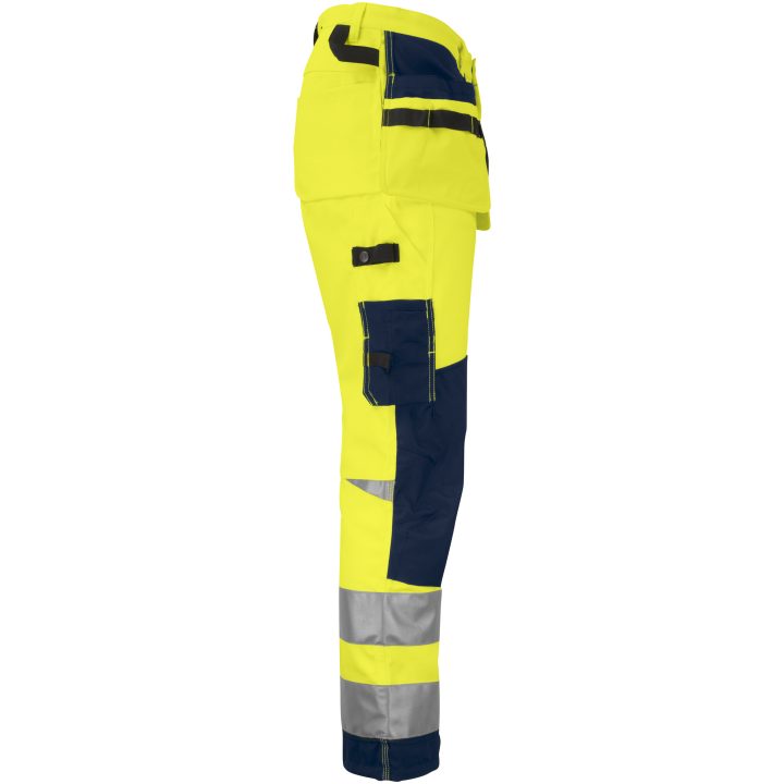 Håndværkerbukser Star Hi-Vis 2222 Technical Gul/Navy Jobman C148 – billede 3