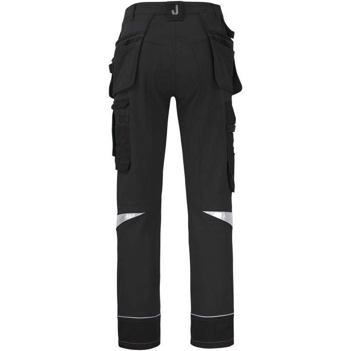 Håndværkerbukser Stretch 2191 Advanced Sort Jobman C146 – billede 3