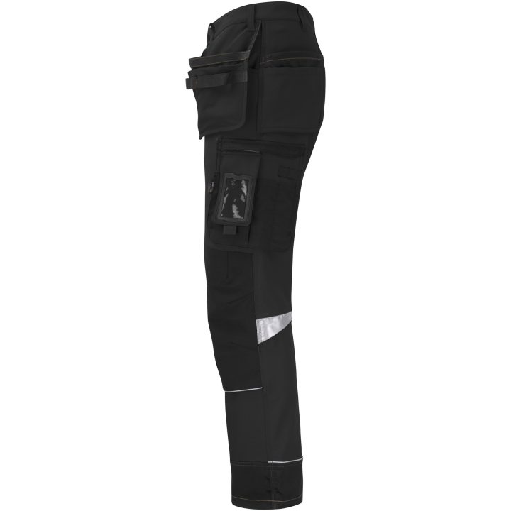 Håndværkerbukser Stretch 2191 Advanced Sort Jobman C146 – billede 4