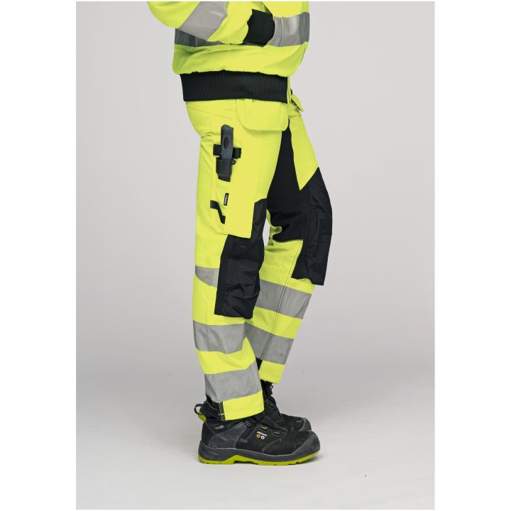 Håndværkerbukser Stretch Varsel 2240 Technical Gul/sort Jobman C146 – billede 10
