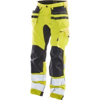 Håndværkerbukser Stretch Varsel 2240 Technical Gul/sort Jobman